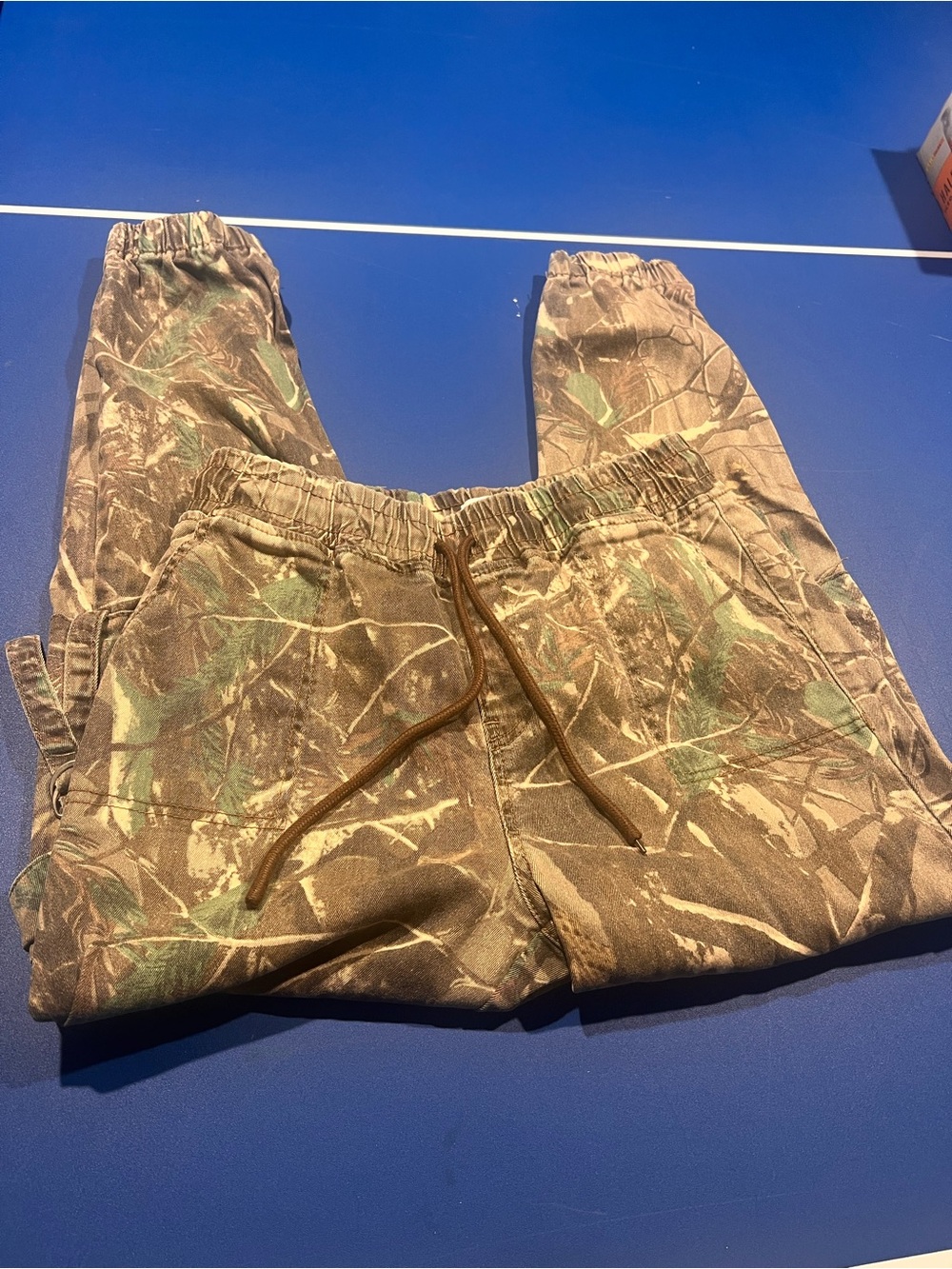 Telepatia Juniors Size 9/29 Camo Drawstring Cargo Joggers